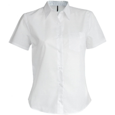 KARIBAN Női blúz Kariban KA548 Judith > Ladies' Short-Sleeved Shirt -L, White