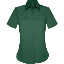 KARIBAN Női blúz Kariban KA548 Judith &gt; Ladies&#039; Short-Sleeved Shirt -M, Forest Green blúz
