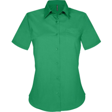 KARIBAN Női blúz Kariban KA548 Judith &gt; Ladies&#039; Short-Sleeved Shirt -M, Kelly Green blúz