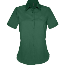 KARIBAN Női blúz Kariban KA548 Judith &gt; Ladies&#039; Short-Sleeved Shirt -S, Forest Green blúz