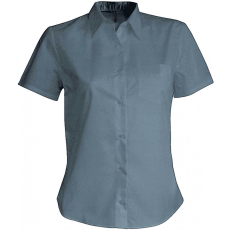 KARIBAN Női blúz Kariban KA548 Judith > Ladies' Short-Sleeved Shirt -S, Urban Grey