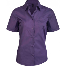 KARIBAN Női blúz Kariban KA548 Judith &gt; Ladies&#039; Short-Sleeved Shirt -XL, Purple blúz