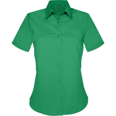 KARIBAN Női blúz Kariban KA548 Judith > Ladies' Short-Sleeved Shirt -XS, Kelly Green