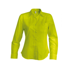 KARIBAN Női blúz Kariban KA549 Jessica &gt; Ladies&#039; Long-Sleeved Shirt -3XL, Burnt Lime blúz