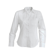 KARIBAN Női blúz Kariban KA549 Jessica &gt; Ladies&#039; Long-Sleeved Shirt -3XL, White blúz