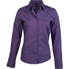 KARIBAN Női blúz Kariban KA549 Jessica &gt; Ladies&#039; Long-Sleeved Shirt -M, Purple blúz