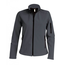 KARIBAN Női kabát Kariban KA400 Ladies&#039; Softshell Jacket -2XL, Marl Grey női dzseki, kabát