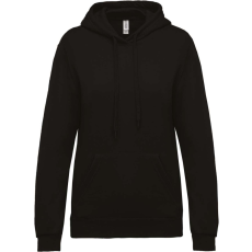 KARIBAN Női kapucnis pulóver, Kariban KA473, Black-S