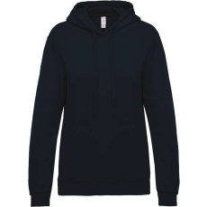 KARIBAN Női kapucnis pulóver, Kariban KA473, Navy-L