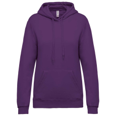 KARIBAN Női kapucnis pulóver, Kariban KA473, Purple-S
