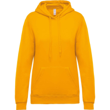 KARIBAN Női kapucnis pulóver, Kariban KA473, Yellow-S női pulóver, kardigán