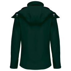 KARIBAN Női kapucnis softshell dzseki, Kariban KA414, Bottle Green-M