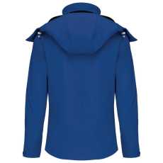 KARIBAN Női kapucnis softshell dzseki, Kariban KA414, Dark Royal Blue-4XL
