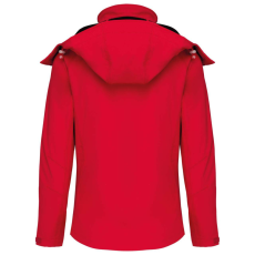 KARIBAN Női kapucnis softshell dzseki, Kariban KA414, Red-L