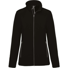 KARIBAN Női két rétegű softshell dzseki, Kariban KA425, Black-L női dzseki, kabát