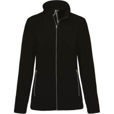 KARIBAN Női két rétegű softshell dzseki, Kariban KA425, Black-XS