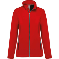 KARIBAN Női két rétegű softshell dzseki, Kariban KA425, Red-2XL női dzseki, kabát