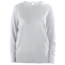 KARIBAN Női környakas testhezálló pulóver, Kariban KA968, Grey Melange-XL női pulóver, kardigán