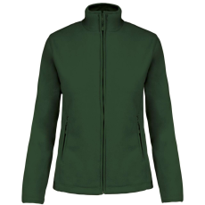 KARIBAN Női MAUREEN cipzáras polár pulóver, Kariban KA907, Forest Green-XL