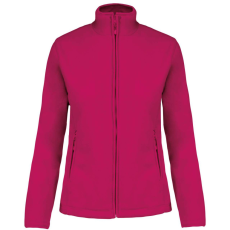 KARIBAN Női MAUREEN cipzáras polár pulóver, Kariban KA907, Fuchsia-2XL