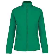 KARIBAN Női MAUREEN cipzáras polár pulóver, Kariban KA907, Kelly Green-4XL