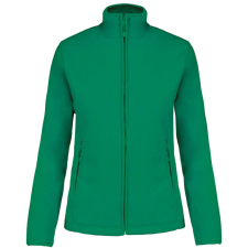 KARIBAN Női MAUREEN cipzáras polár pulóver, Kariban KA907, Kelly Green-XL női pulóver, kardigán