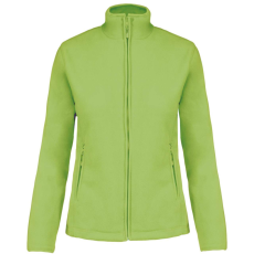 KARIBAN Női MAUREEN cipzáras polár pulóver, Kariban KA907, Lime-2XL