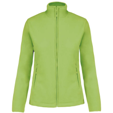 KARIBAN Női MAUREEN cipzáras polár pulóver, Kariban KA907, Lime-XS