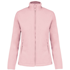 KARIBAN Női MAUREEN cipzáras polár pulóver, Kariban KA907, Pale Pink-4XL
