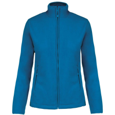 KARIBAN Női MAUREEN cipzáras polár pulóver, Kariban KA907, Tropical Blue-4XL női pulóver, kardigán