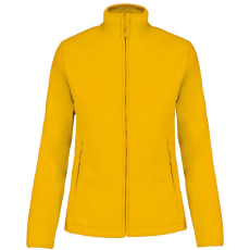 KARIBAN Női MAUREEN cipzáras polár pulóver, Kariban KA907, Yellow-4XL