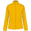 KARIBAN Női MAUREEN cipzáras polár pulóver, Kariban KA907, Yellow-XL