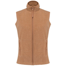 KARIBAN Női MELODIE polár mellény, Kariban KA906, Camel Heather-L női mellény