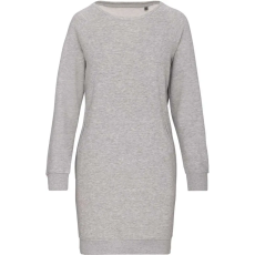 KARIBAN Női organikus dressz, Kariban KA493, Light Grey Heather-S
