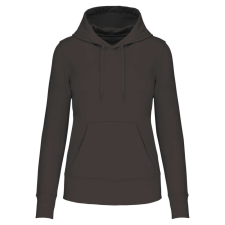 KARIBAN Női organikus kapucnis pulóver KA4028, Dark Grey-XL női pulóver, kardigán