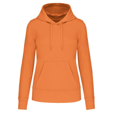 KARIBAN Női organikus kapucnis pulóver, Kariban KA4028, Light Orange-2XL női pulóver, kardigán