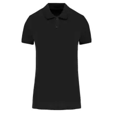 KARIBAN Női organikus piké pamut póló KA2026, Black-2XL
