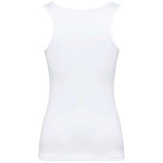 KARIBAN Női organikus ujjatlan póló KA3024IC, White-M