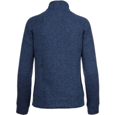KARIBAN Női poliészter cipzáras dzseki, Kariban KA9107, Navy Melange-XL
