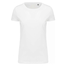 KARIBAN Női póló Kariban KA3001 Supima® Környakú Rövid Ujjú póló -XL, White női póló
