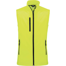 KARIBAN Női softshell mellény, Kariban KA404, Fluorescent Yellow-3XL női mellény
