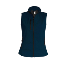 KARIBAN Női softshell mellény, Kariban KA404, Navy-M női mellény
