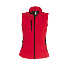 KARIBAN Női softshell mellény, Kariban KA404, Red-2XL