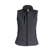 KARIBAN Női softshell mellény, Kariban KA404, Titanium-3XL női mellény