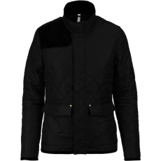 KARIBAN Női steppelt kabát, Kariban KA6127, Black/Black-L