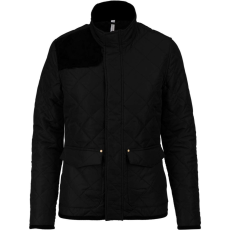 KARIBAN Női steppelt kabát, Kariban KA6127, Black/Black-S