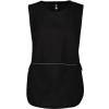 KARIBAN Női tunika nagy zsebbel KA822, Black-S/M