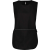 KARIBAN Női tunika nagy zsebbel KA822, Black-S/M