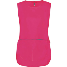 KARIBAN Női tunika nagy zsebbel KA822, Fuchsia-L/XL
