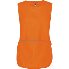 KARIBAN Női tunika nagy zsebbel KA822, Orange-S/M